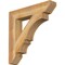 Ekena Millwork Balboa Slat Rough Sawn Bracket, Western Red Cedar, 4"W x 22"D x 22"H BKT04X22X22BOA06RWR - alternate 1
